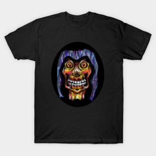 Psychedelic Grinning Grim Reaper #2 T-Shirt